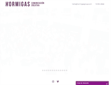 Tablet Screenshot of hormigasgroup.com